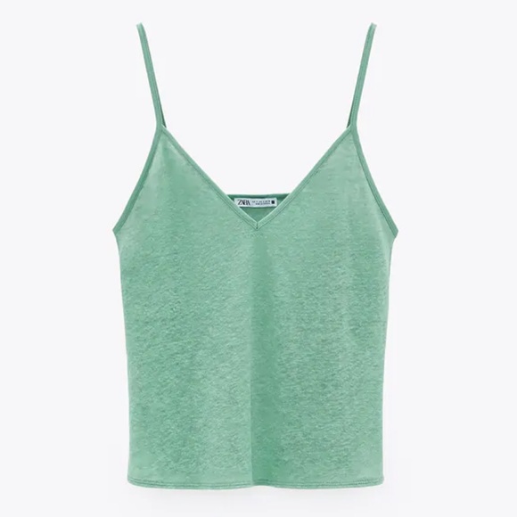 Zoya Basic Tank Top - Dark Green